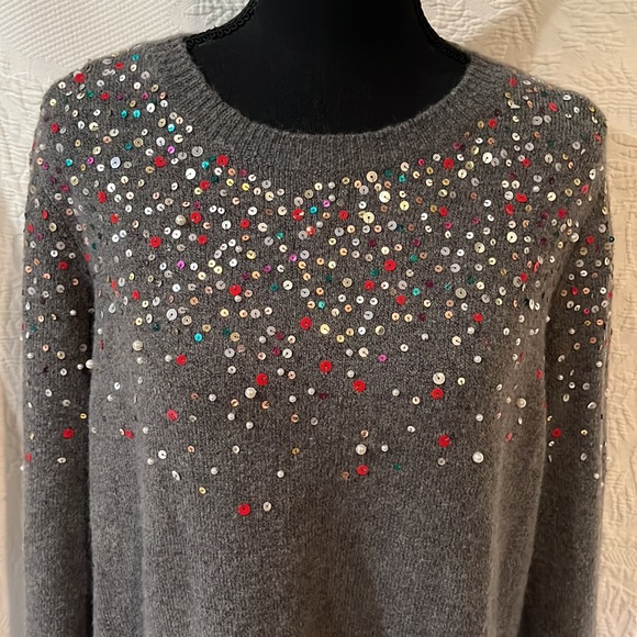 Halogen sequined sweater, size large, NWT - Picture 2 of 15